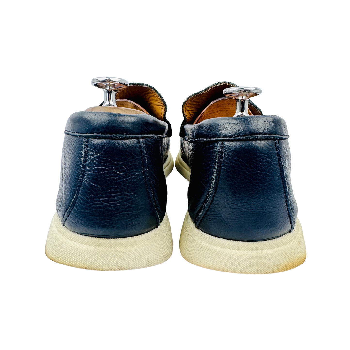 Hugo Boss Men's Logo Detail Moccasin Shoes (Size 45) - 50517371