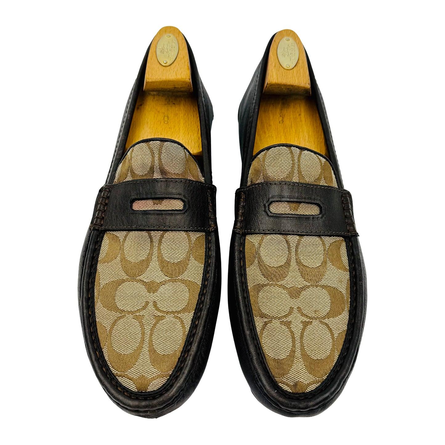 Coach Neal 'Brown Khaki' Driving Loafer (Size 44/44.5) - Q907