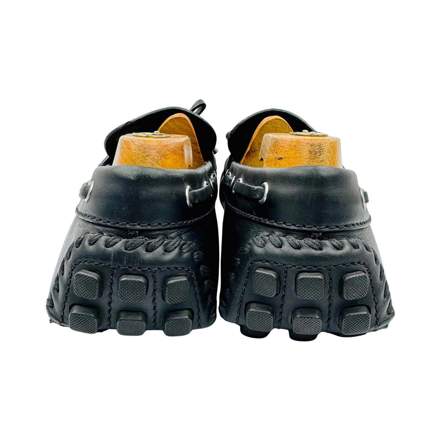 Louis Vuitton Black Leather Bow Loafer (Size 43/43.5)