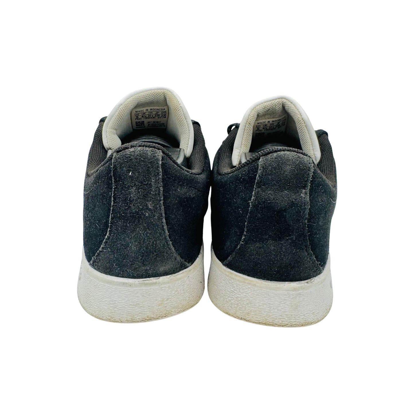 Adidas VL Court 2.0 'Core Black' Sneakers (Size 37.5) - DB1827