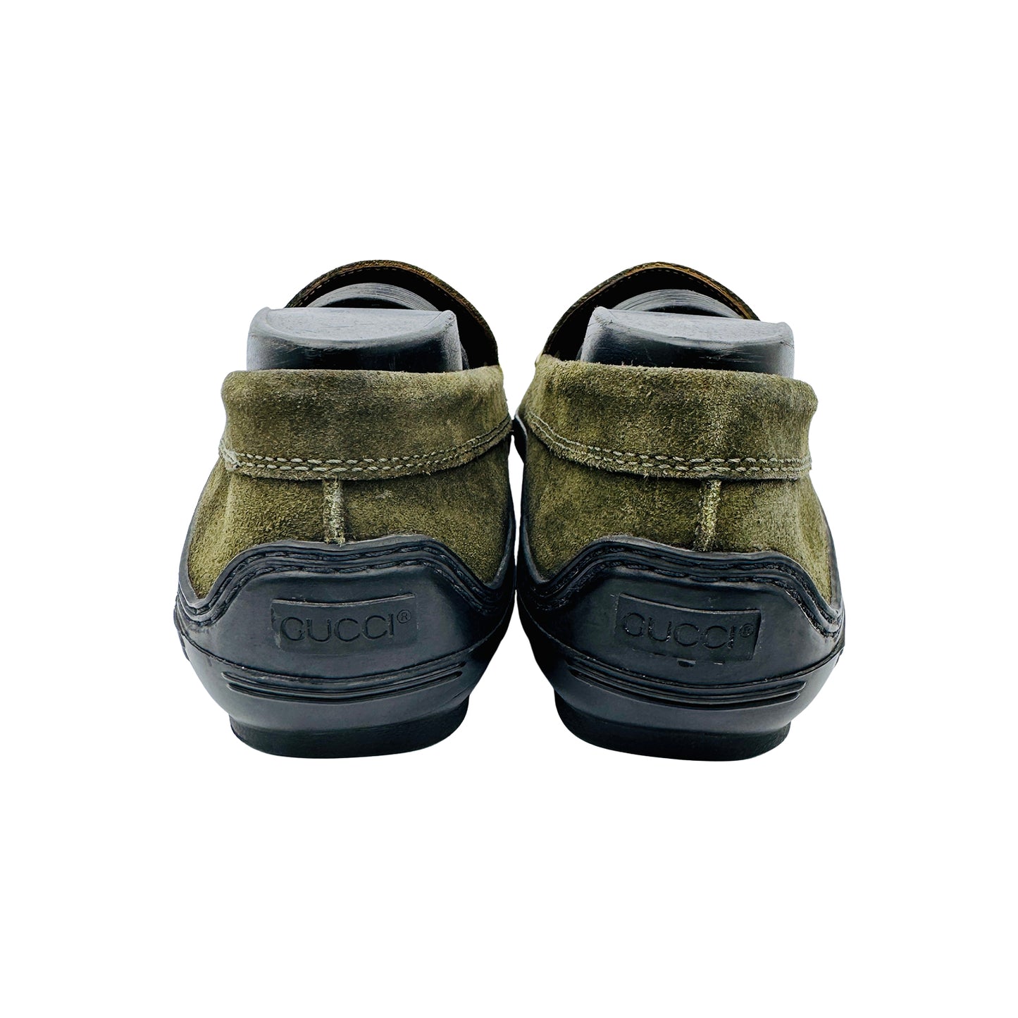 Gucci Men's Horsebit Dark Green Loafers (Size 39/39.5) - 1000424