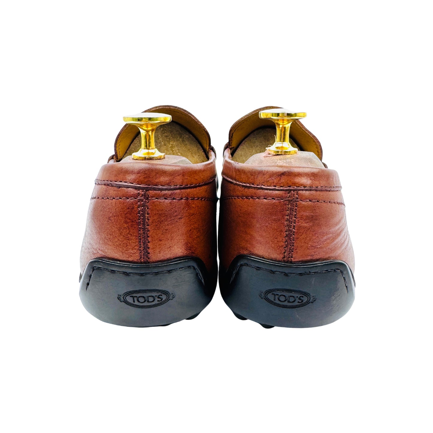 Tod's Men's Gommino Brown Leather Loafers (Size 43/43.5)