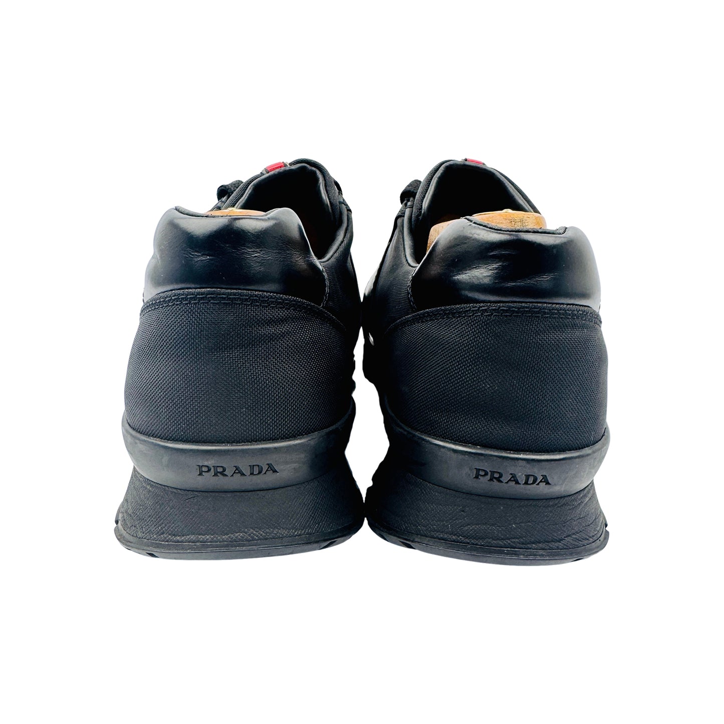 Prada Match Race Leather-Trimmed Nylon Sneakers (Size 42/42.5)
