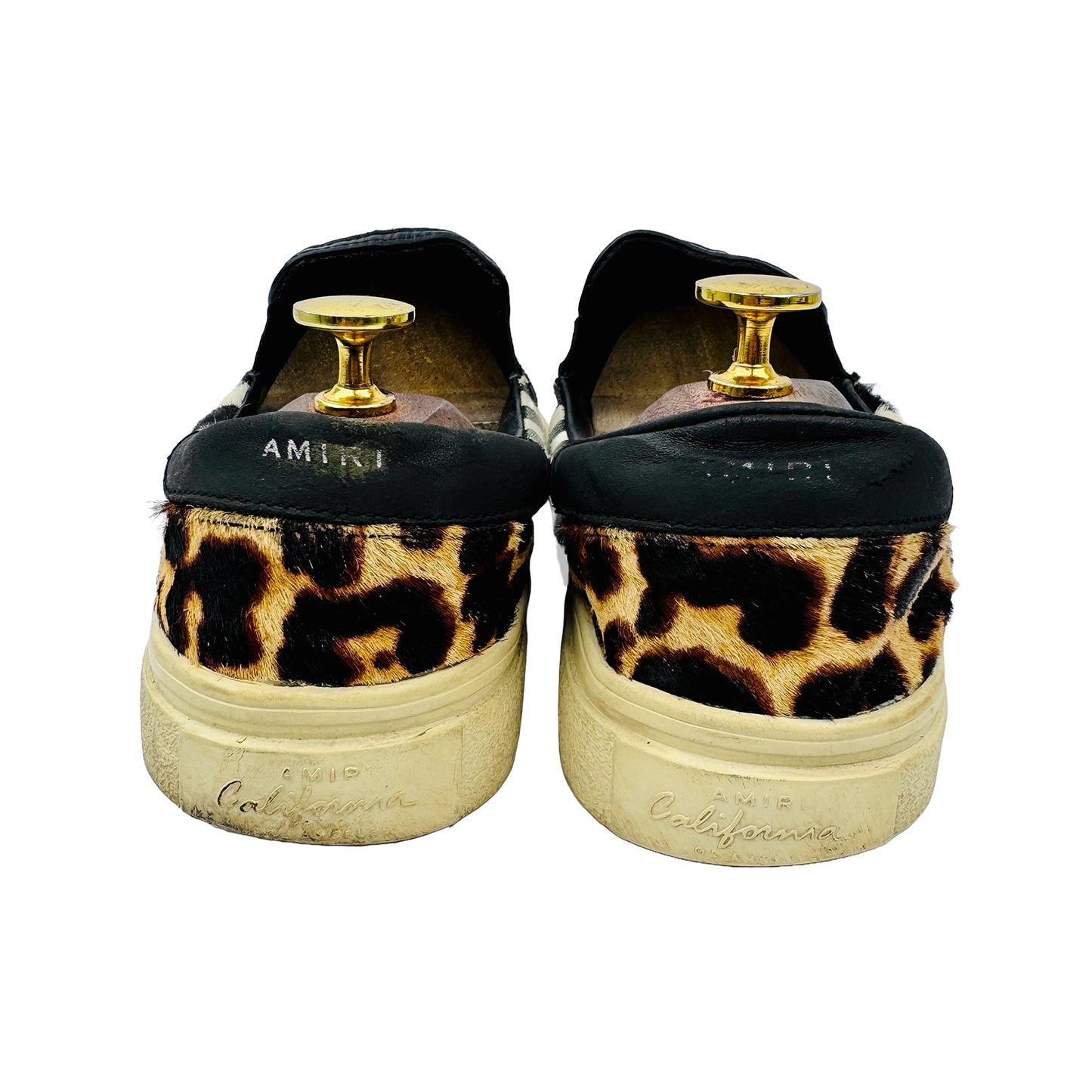 Amiri Palm Patchwork Multicolor Slipons (Size 41/41.5)
