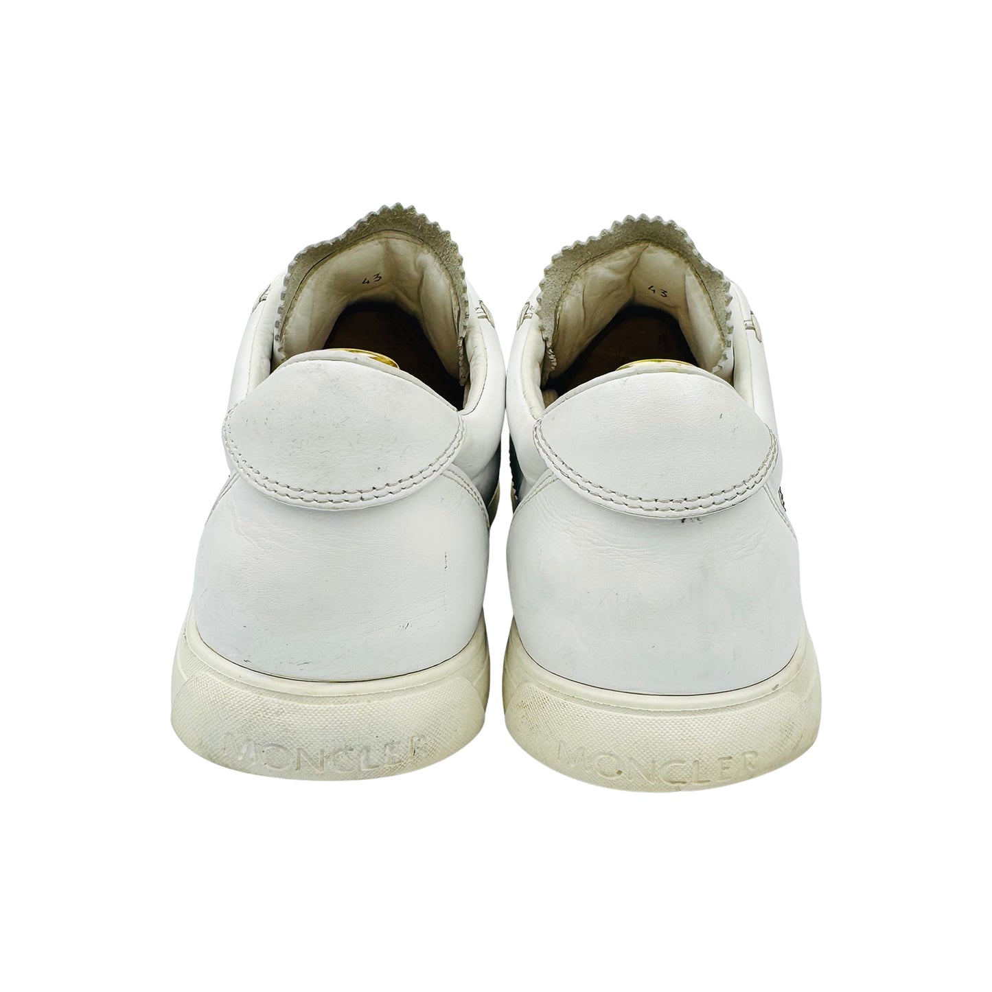 Moncler Monaco 'White' Low-Top Sneakers (Size 43)