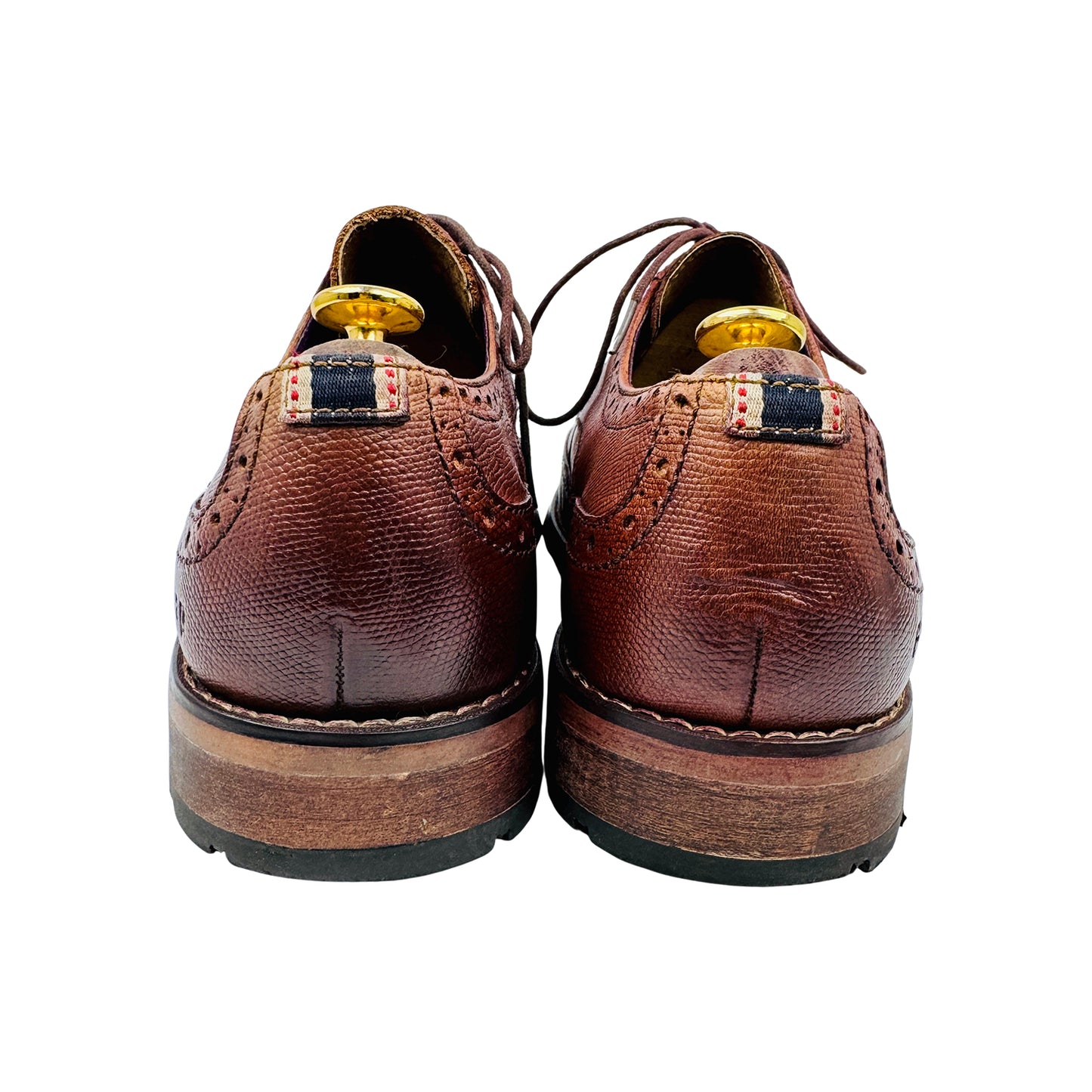 Firetrap Men's Brown Leather Spencer Brogues Shoes (Size 43)