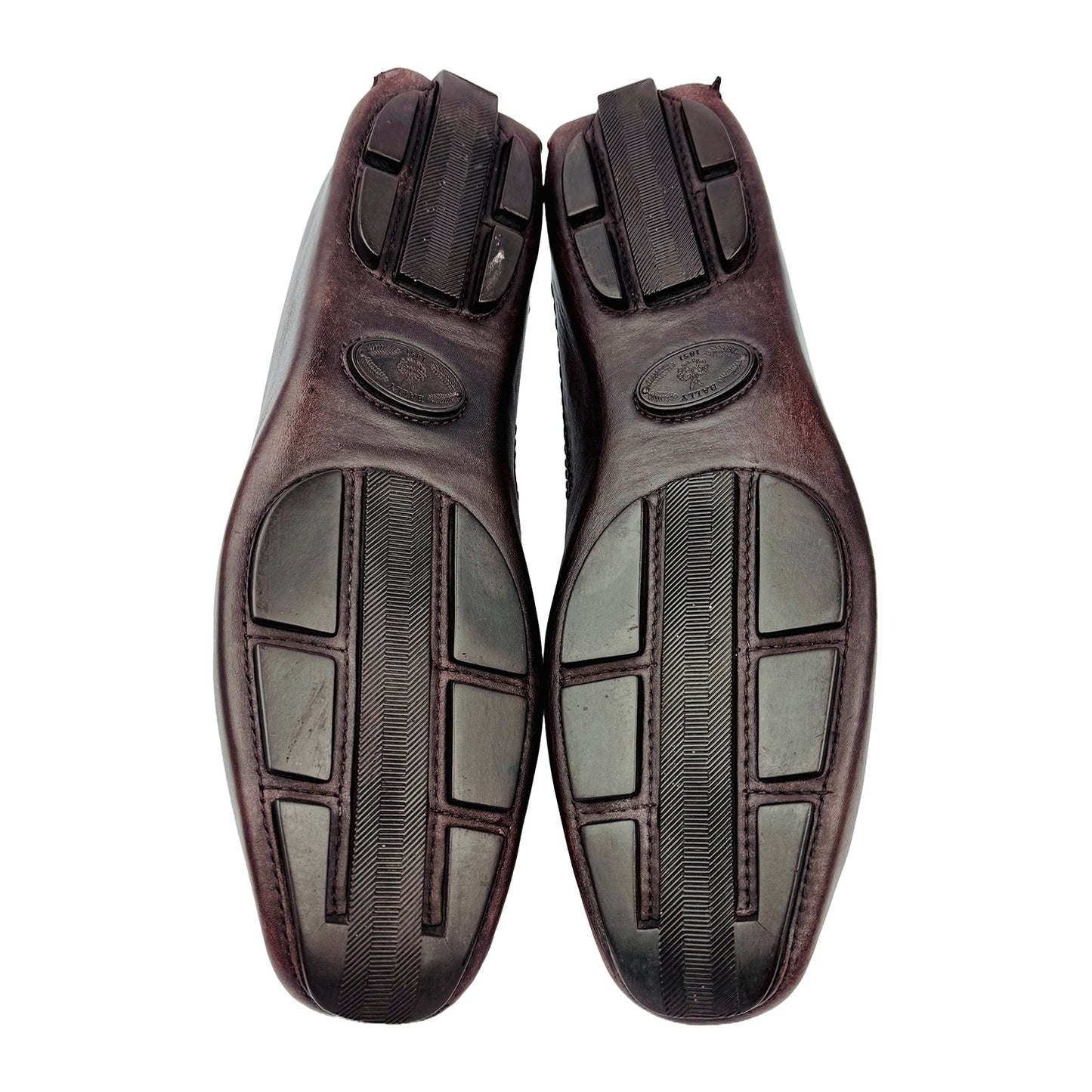 Outsole image of Bally Men's Brown Driving Loafers (Size 41/41.5)