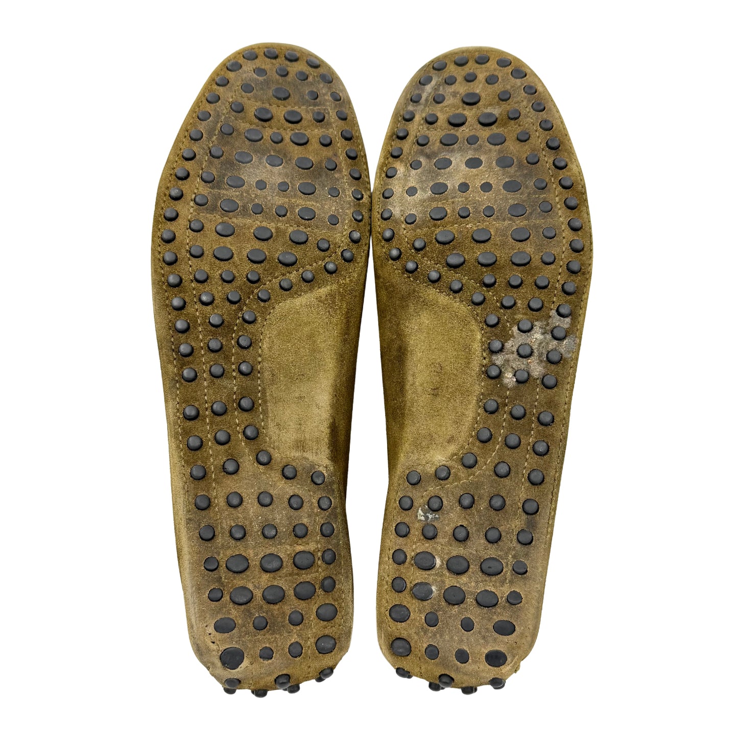Tod's Men's Gominno Olive Suede Loafer (Size 42.5)