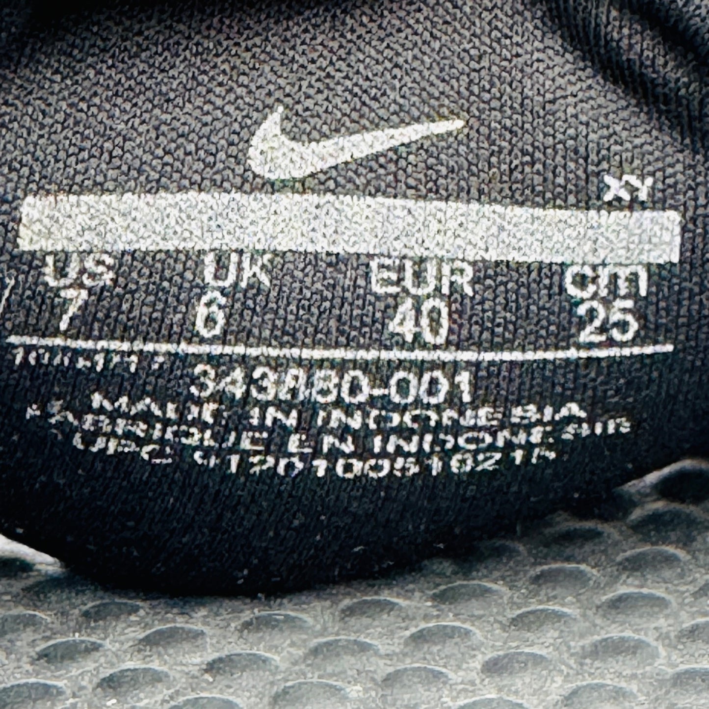 Nike Benassi JDI Black Slides (Size 40/41) - 343880‑001