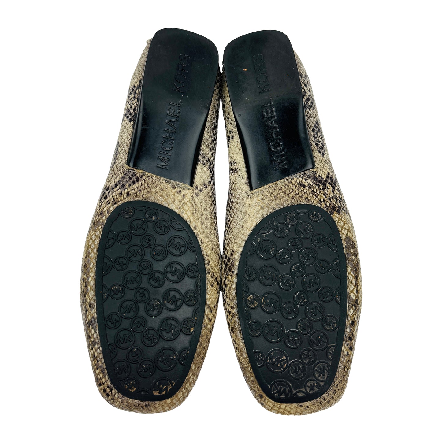 Michael Kors Hamilton Snake Embossed Loafers (Size 38/38.5)