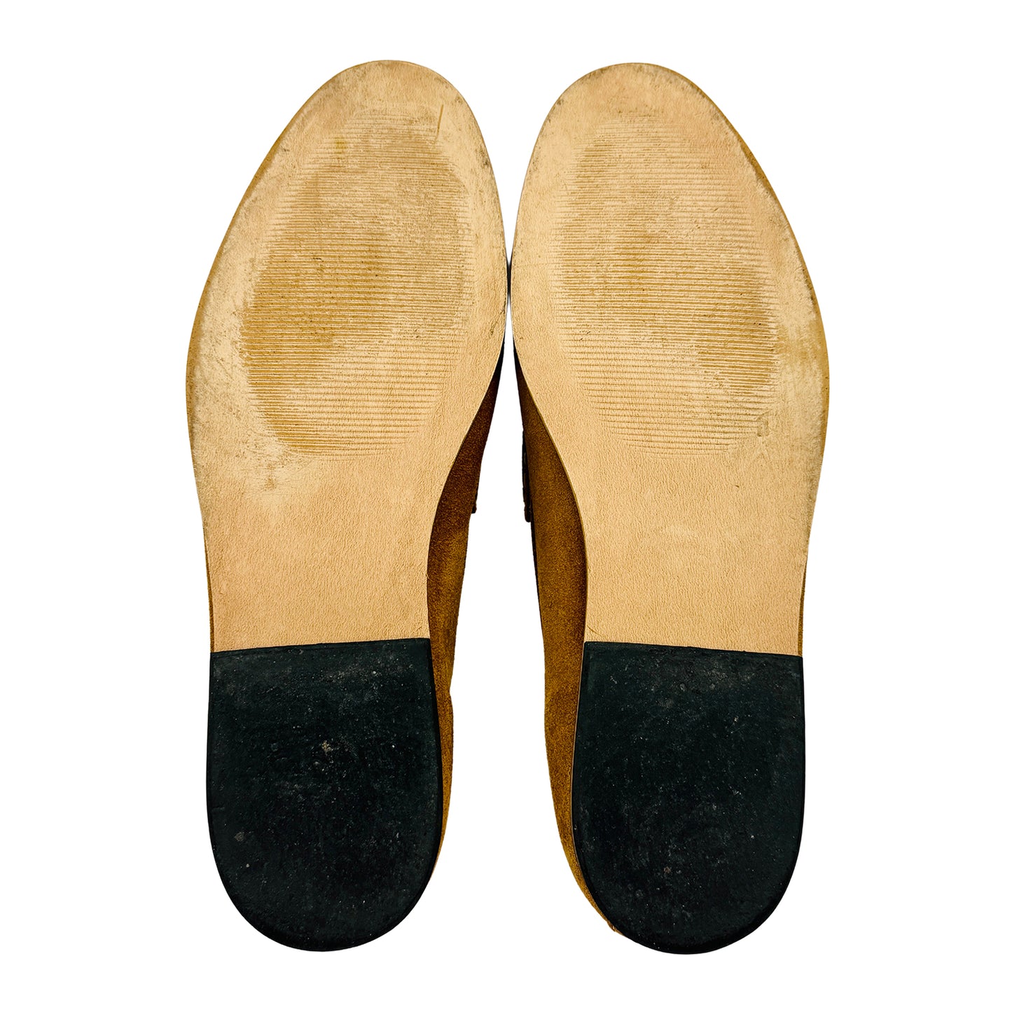 River Island Men's Suede Tassel 'Camel' Loafers (Size 42)