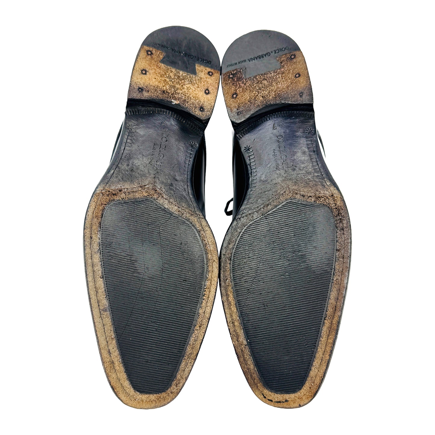 Outsole image of Dolce & Gabbana Calfskin Derby shoes (Size 41.5/42) - A10703A120380999