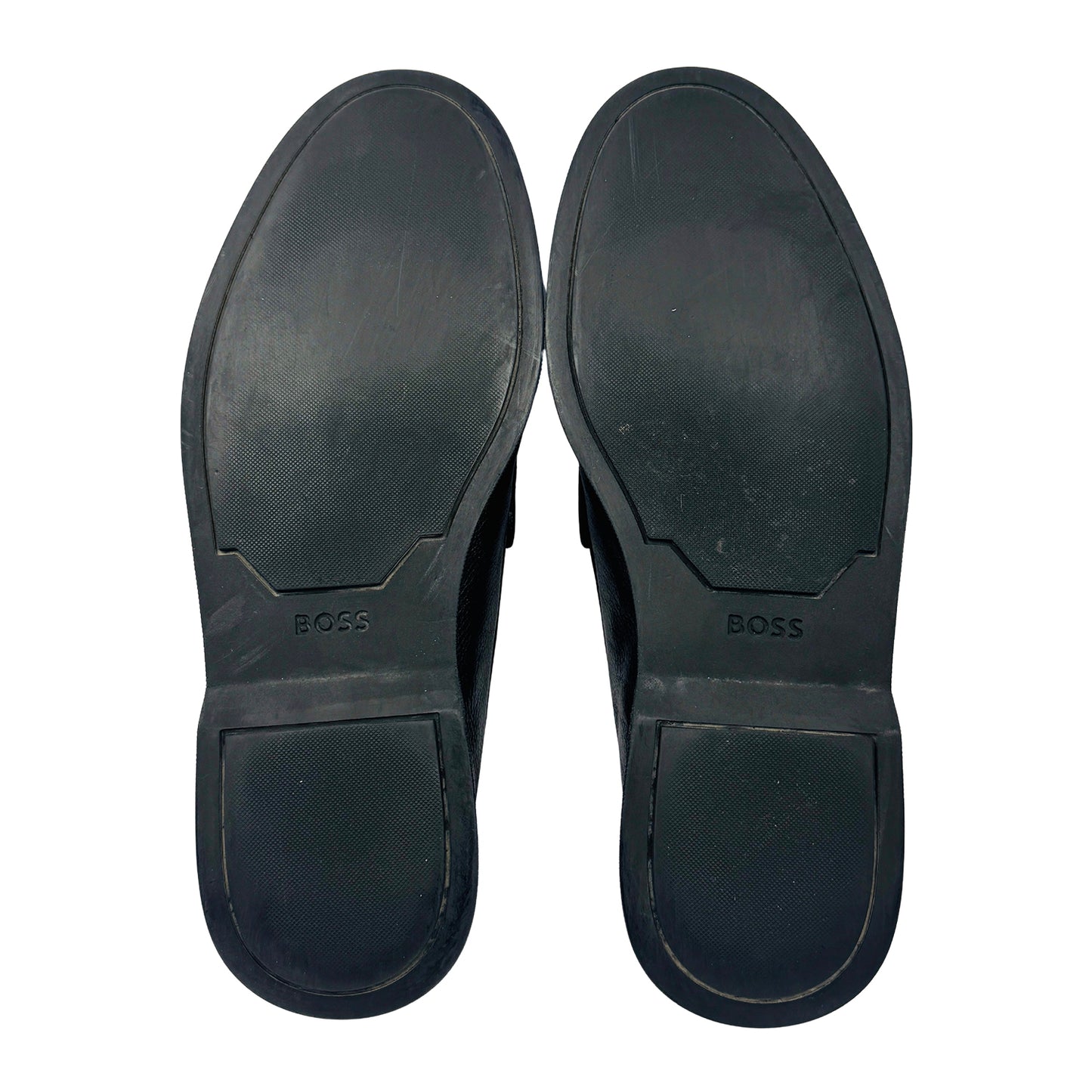 Hugo Boss Men's Black Leather Loafers (Size 41.5/42) - 50474475