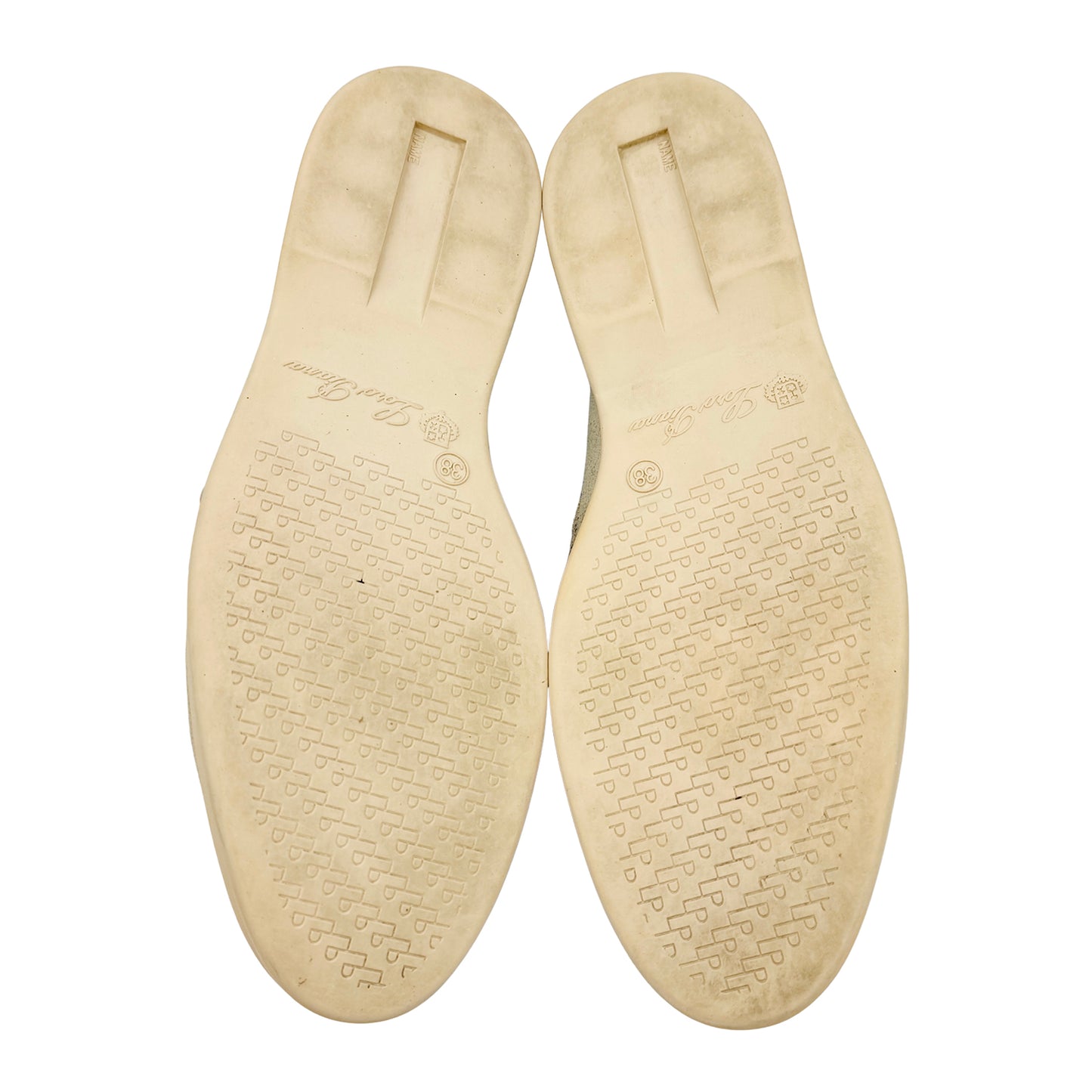 Loro Piana Summer Walk Light Beige Loafers (Size 38/38.5)