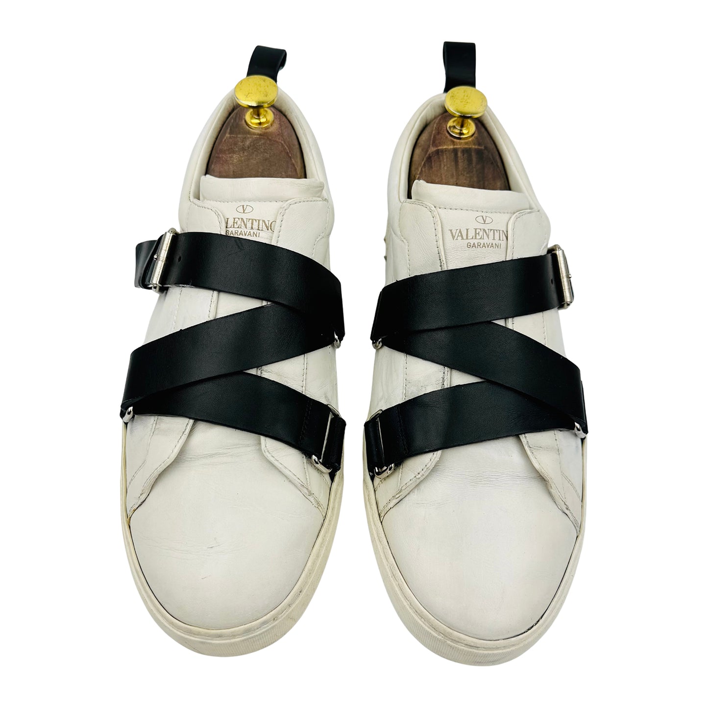 Valentino Garavani V-Punk Belted Sneakers (Size 42/42.5) - 03Y2