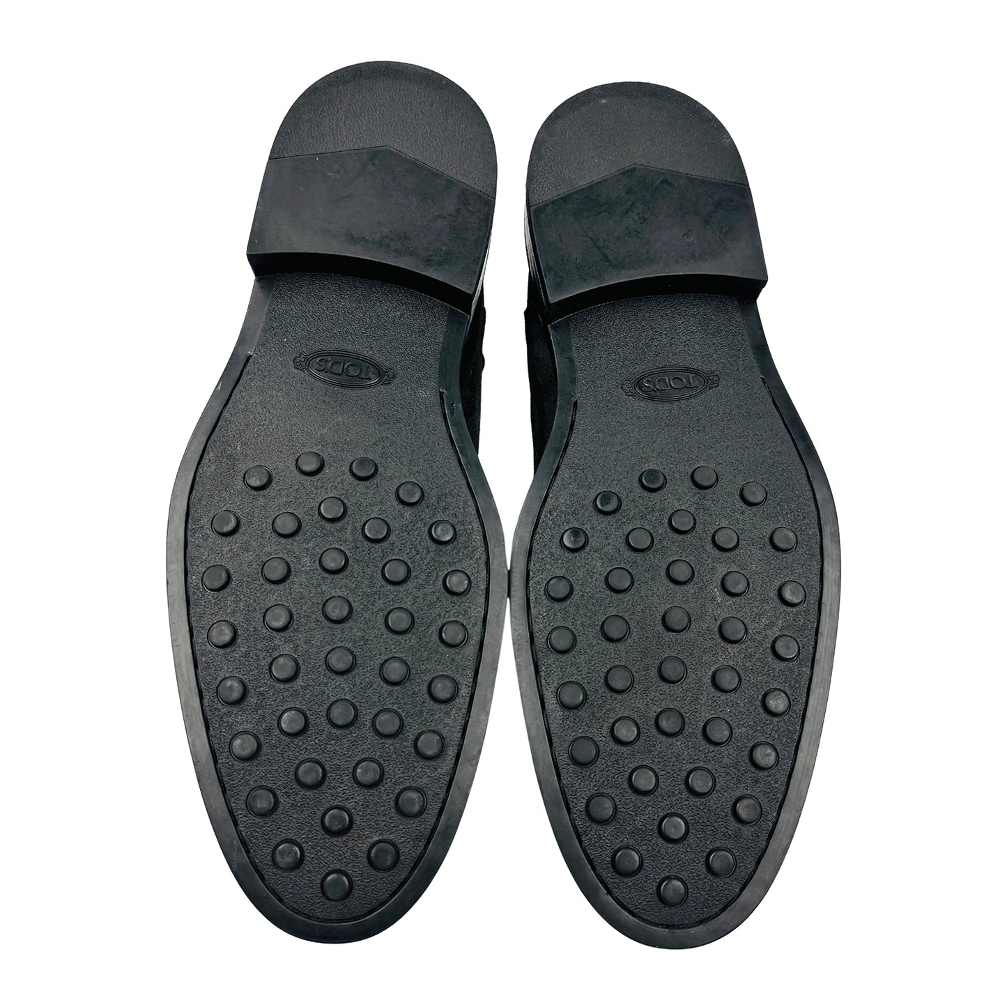 Tod's Tronchetto Black Suede Chelsea Boots (Size 43/43.5)