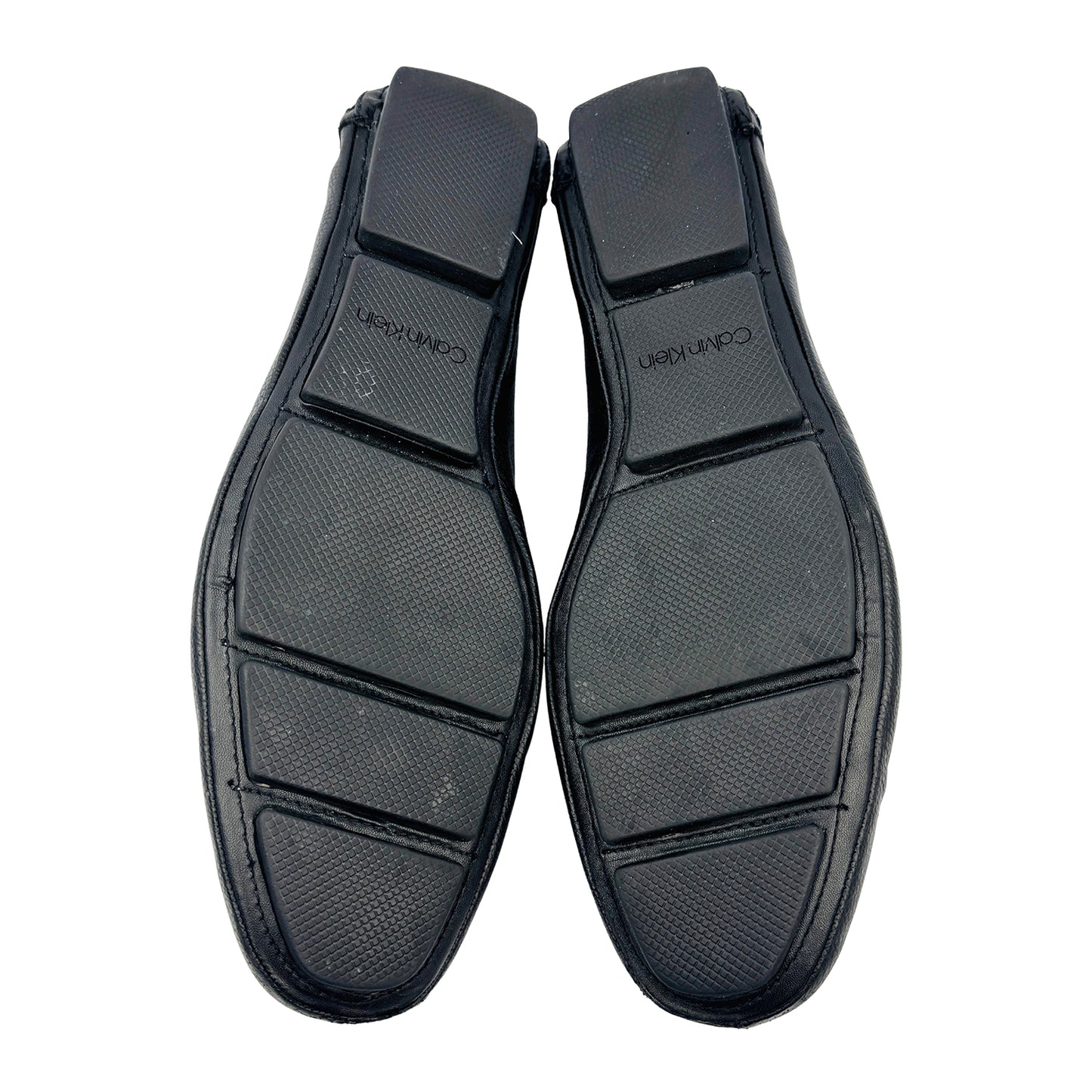 Calvin Klein Merver Black Pebbled Leather Loafers (Size 45.5/46) - CMMERVE-R