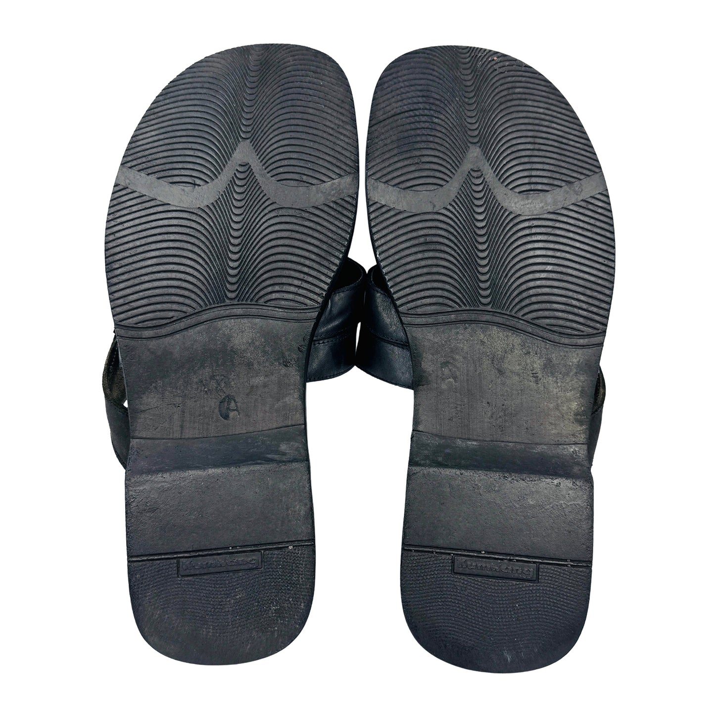 Balenciaga Cagole Black Leather Slides (Size 40)