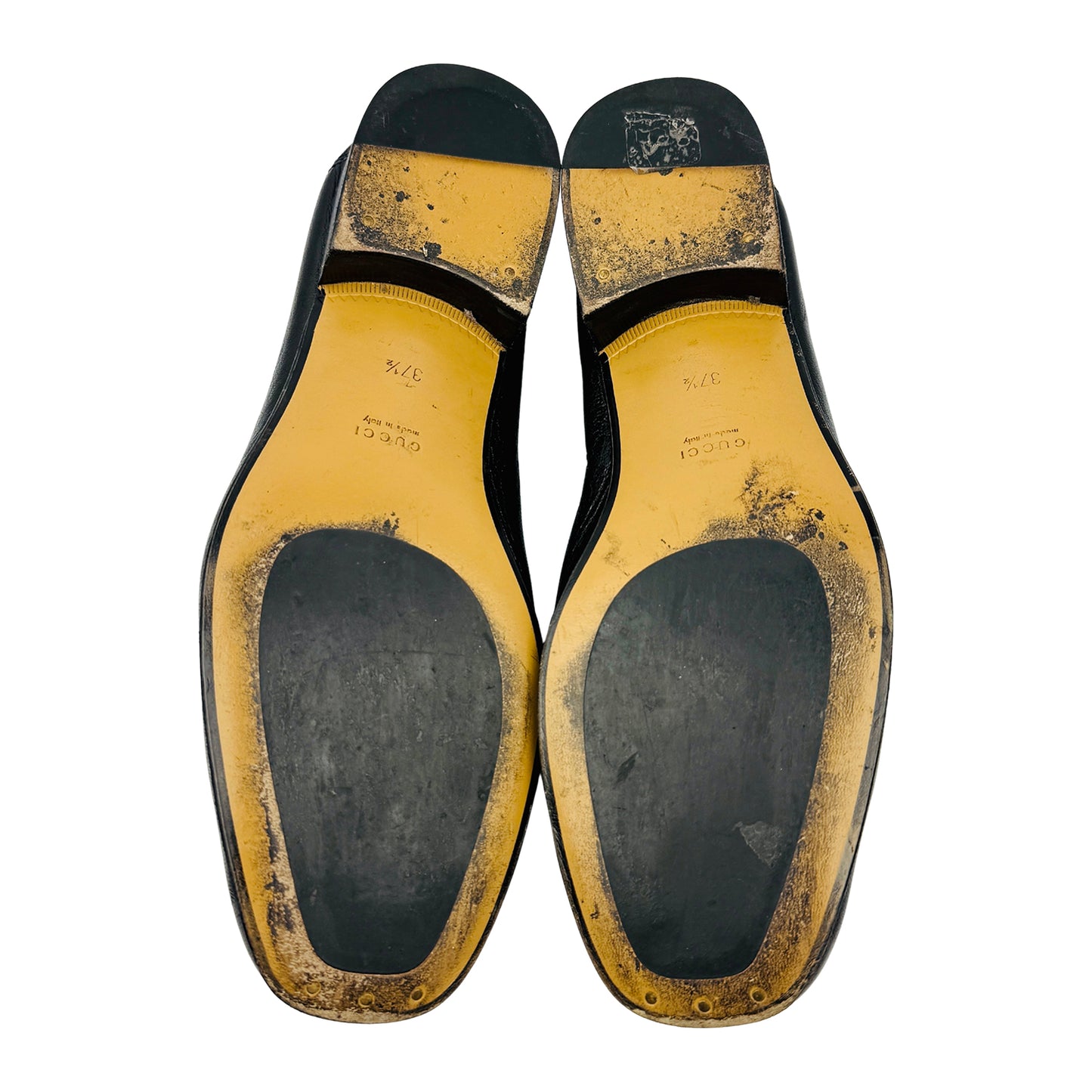 Gucci Women's 1953 Horsebit Black Loafers (Size 37.5/38) - 571050