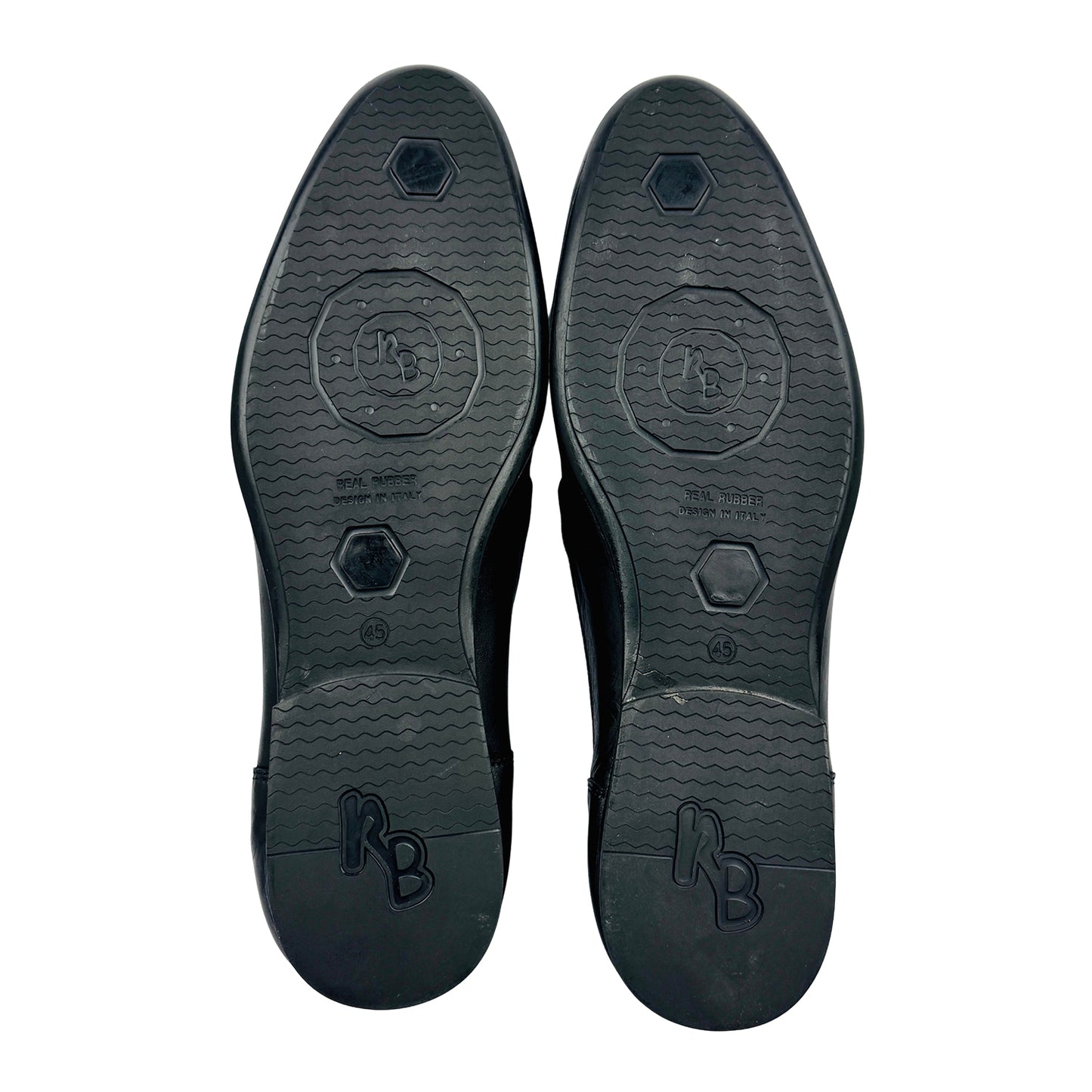 Dolce & Gabbana Men's Black Leather Loafers (Size 45)