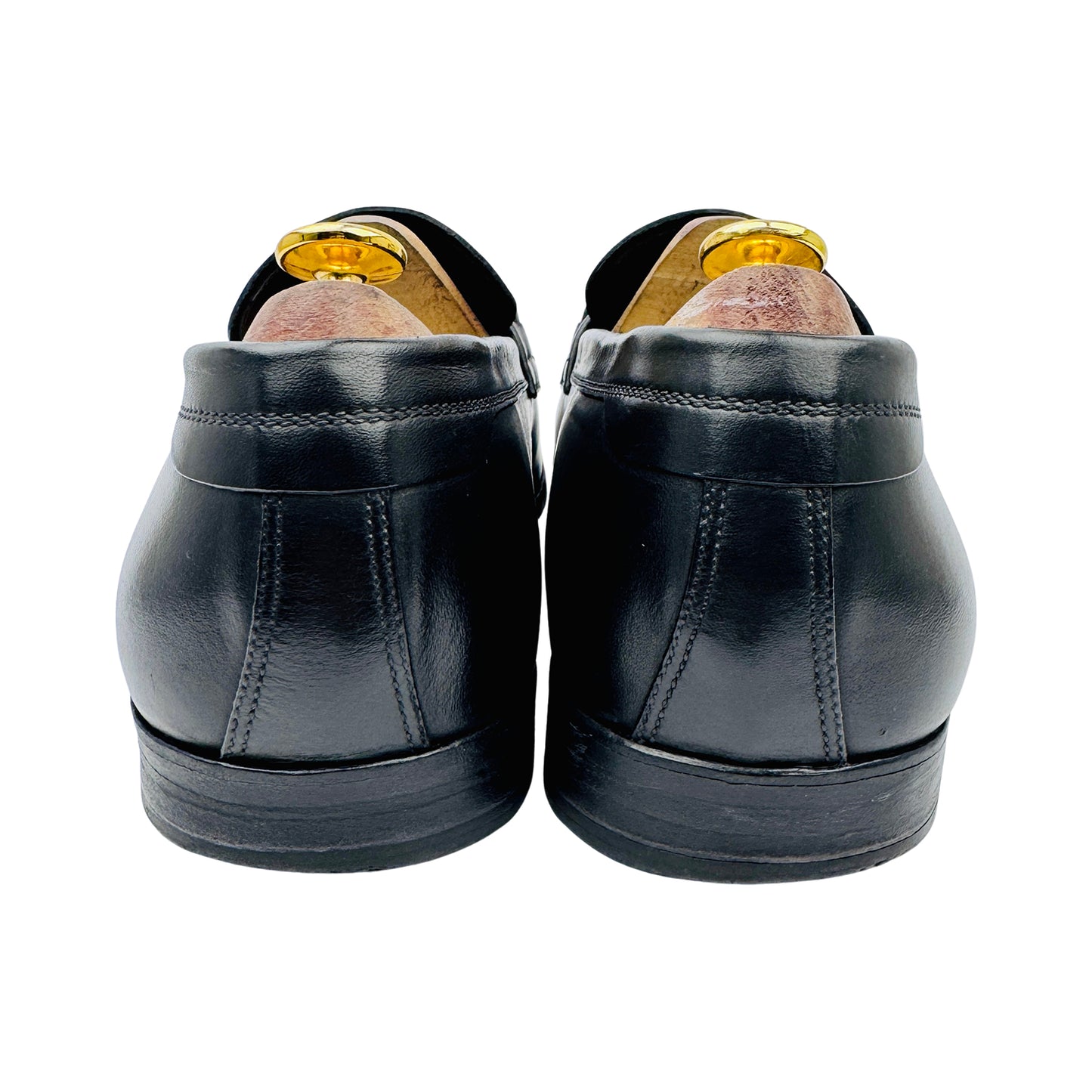 Salvatore Ferragamo Benford Gancini Bit Black Loafers (Size 43/43.5)