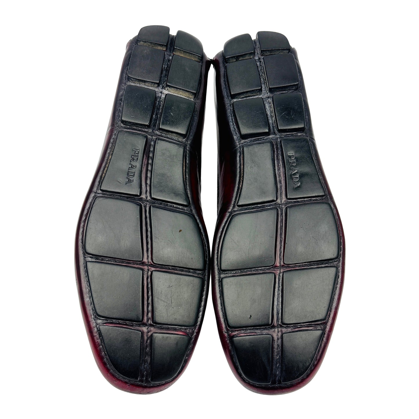 Prada Men's Leather Slip on Loafers (Size 42/42.5) - 2D 2170