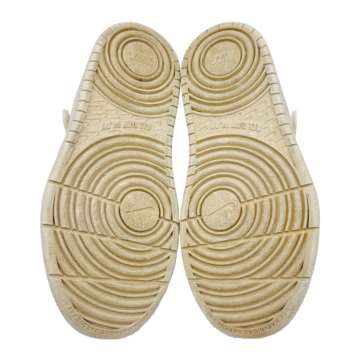 Outsole image of Nike Kid's Court Borough Low 2 Shoes (Size 28) - BQ5451-100