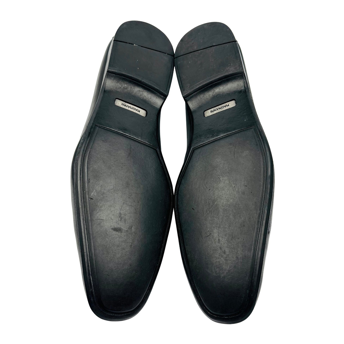 Magnanni Men's Black Leather Miengo Loafer (Size 45)