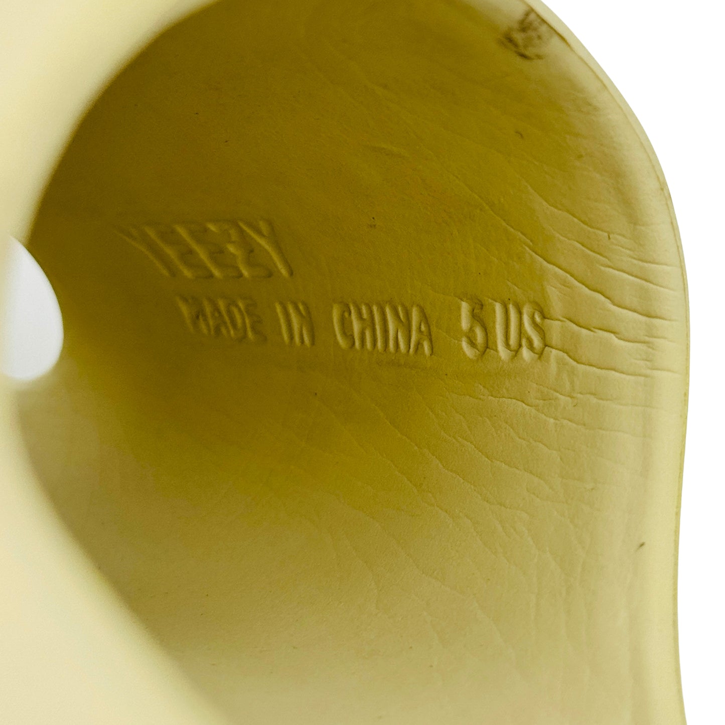Adidas Yeezy 'Bone' EVA Foam Slides (Size 37)
