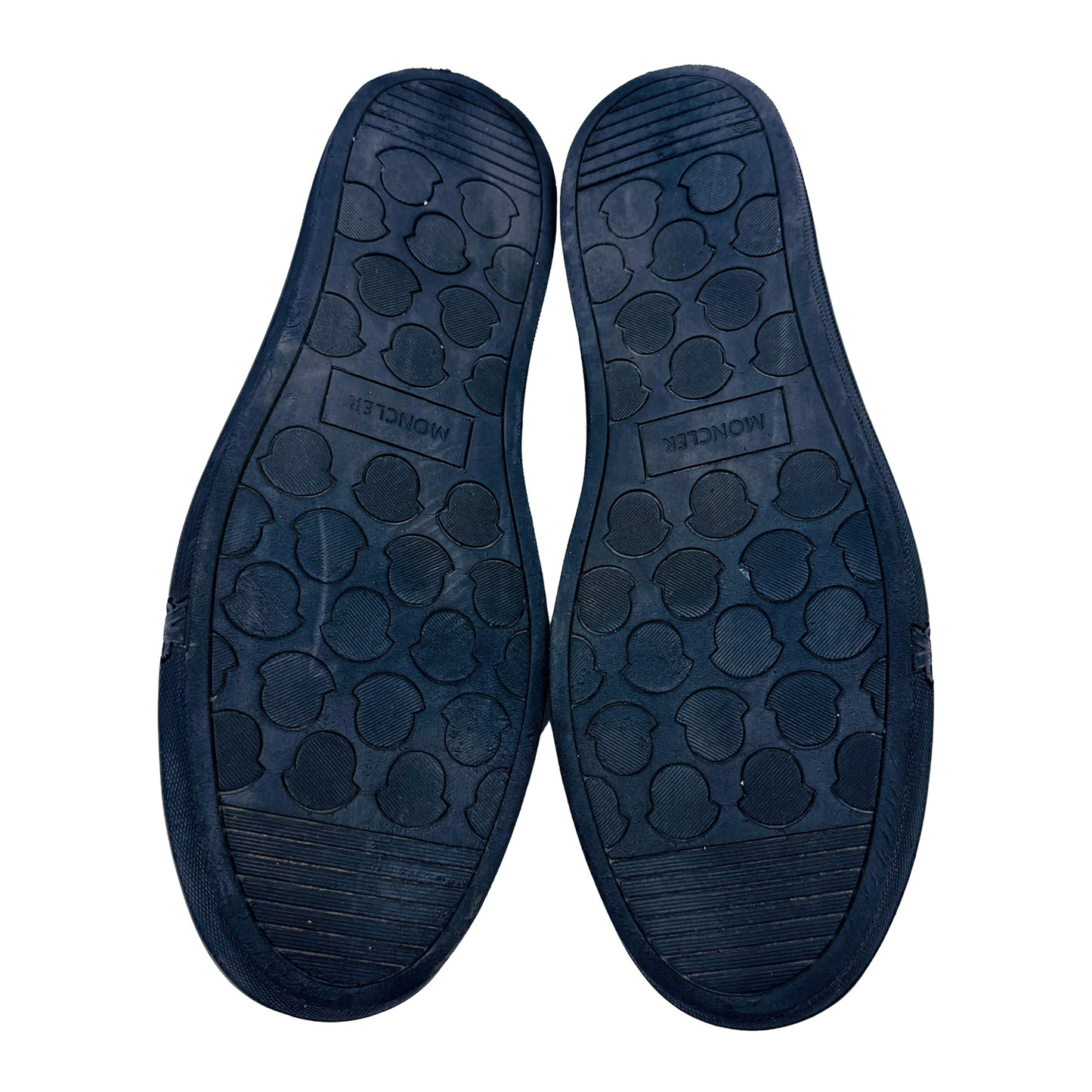 Moncler New Monaco Navy Suede Sneakers (Size 43/43.5)