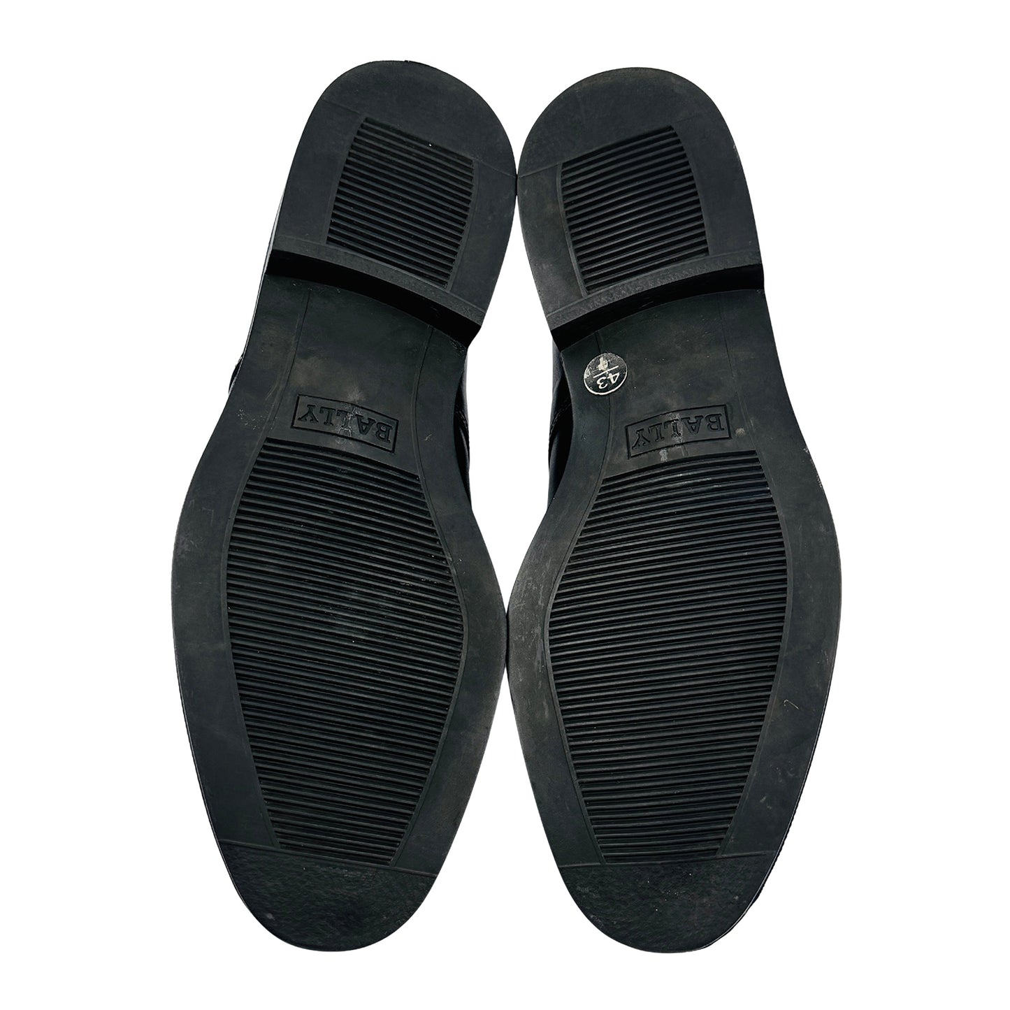 Bally Men's Vintage Black Leather Dress Shoes (Size 43/43.5)