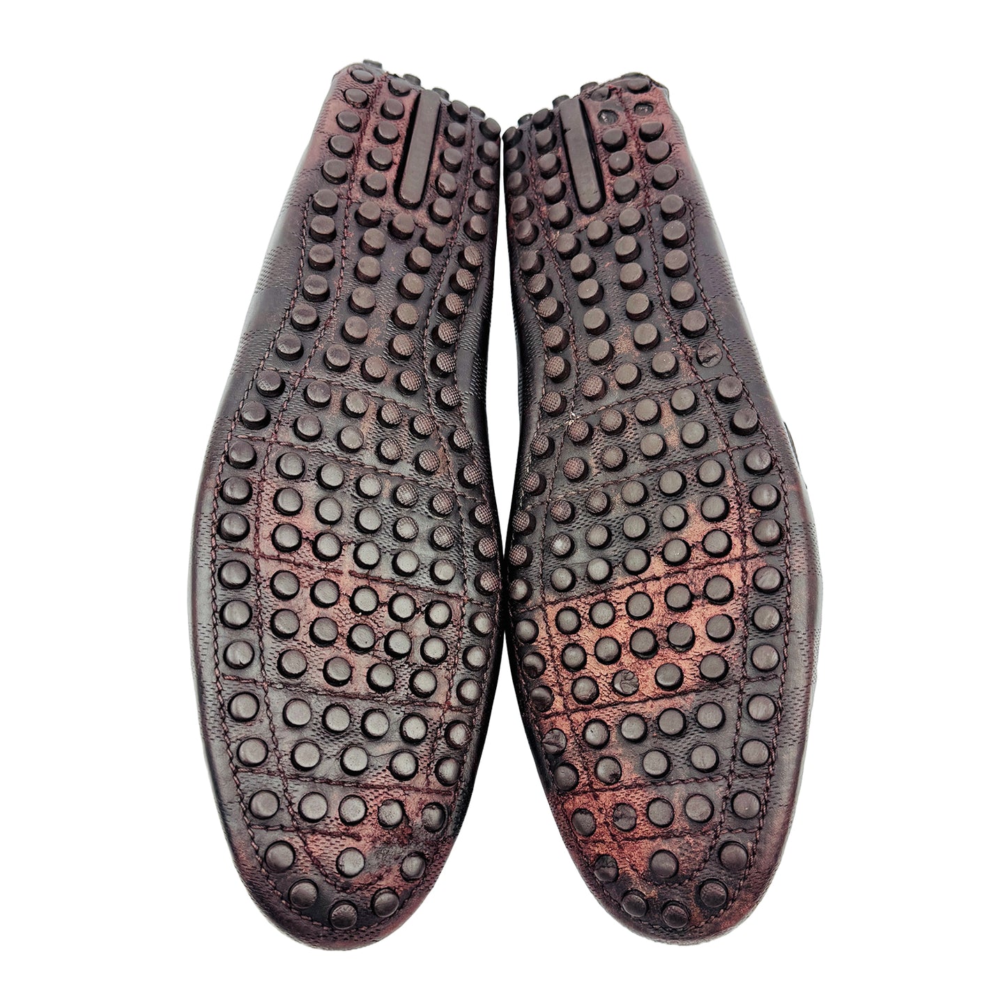 Outsole image of Louis Vuitton Hockenheim Brown Moccasins (Size 42.5)