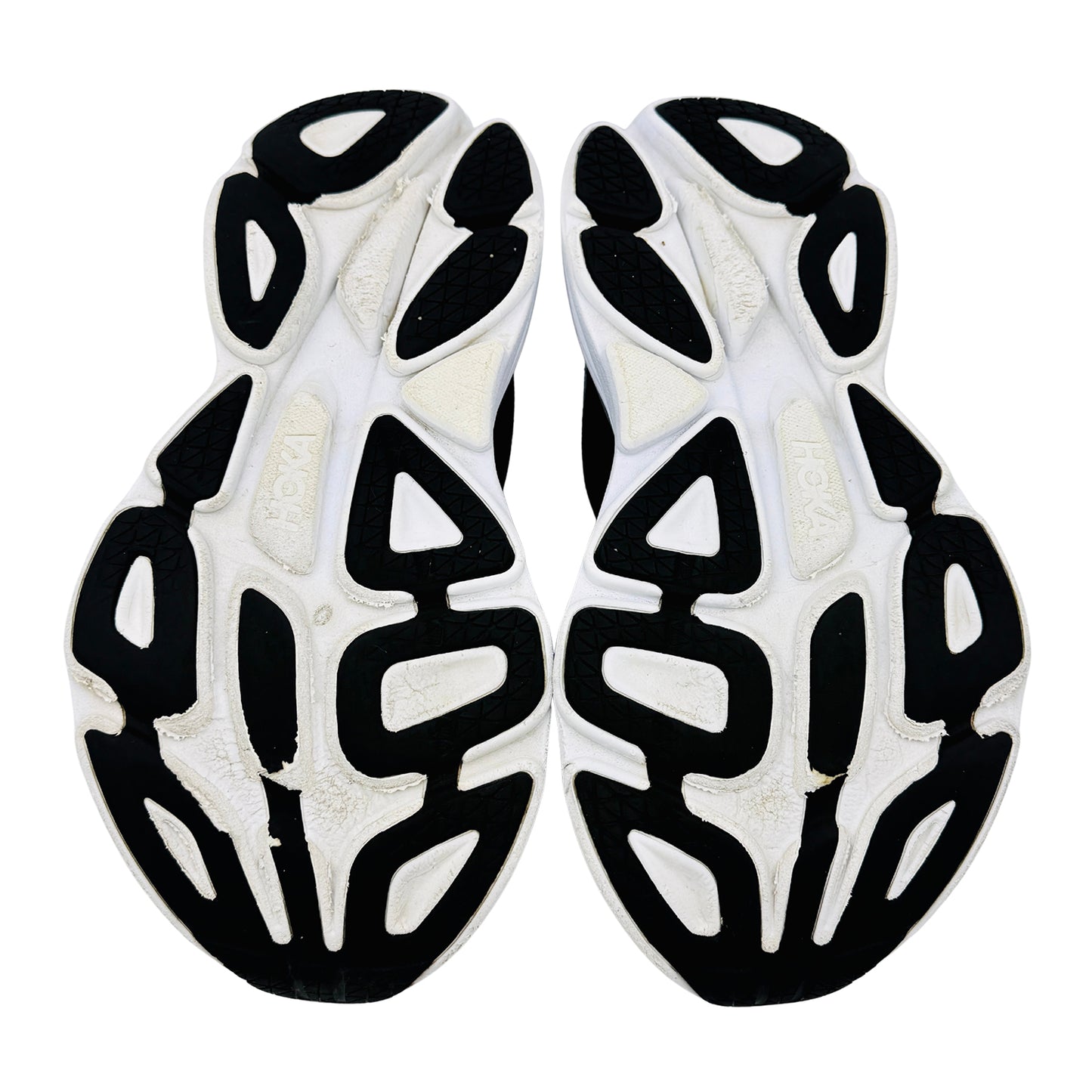 Hoka One One Bondi 8 Black White Shoes (Size 41.5) - 1127954 BWHT
