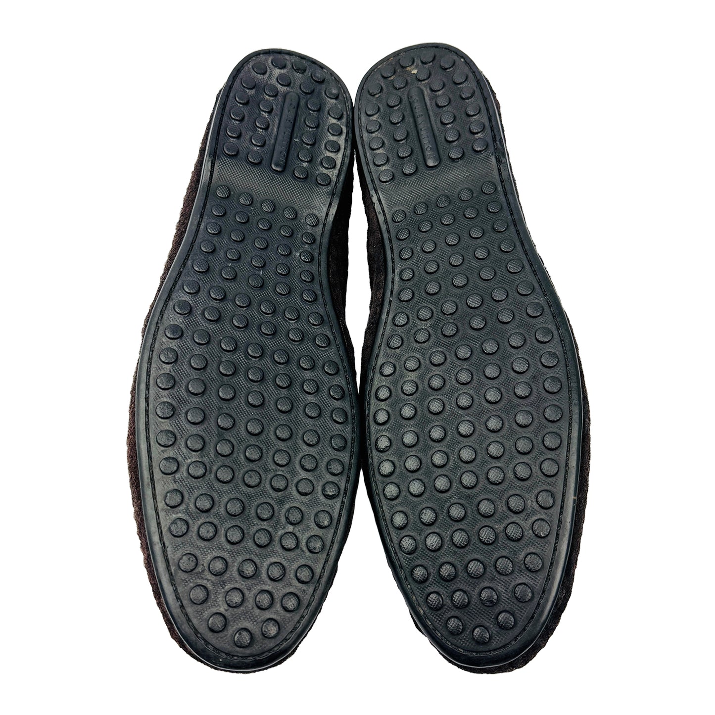 Louis Vuitton Men's Brown Suede Loafers (Size 41.5/42)
