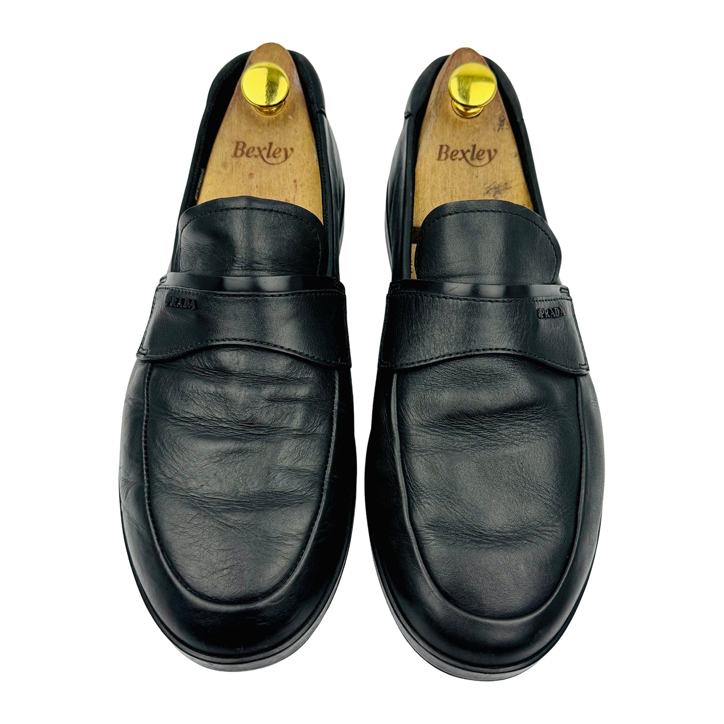 Prada Men's Black Calf Leather Loafer (Size 43)