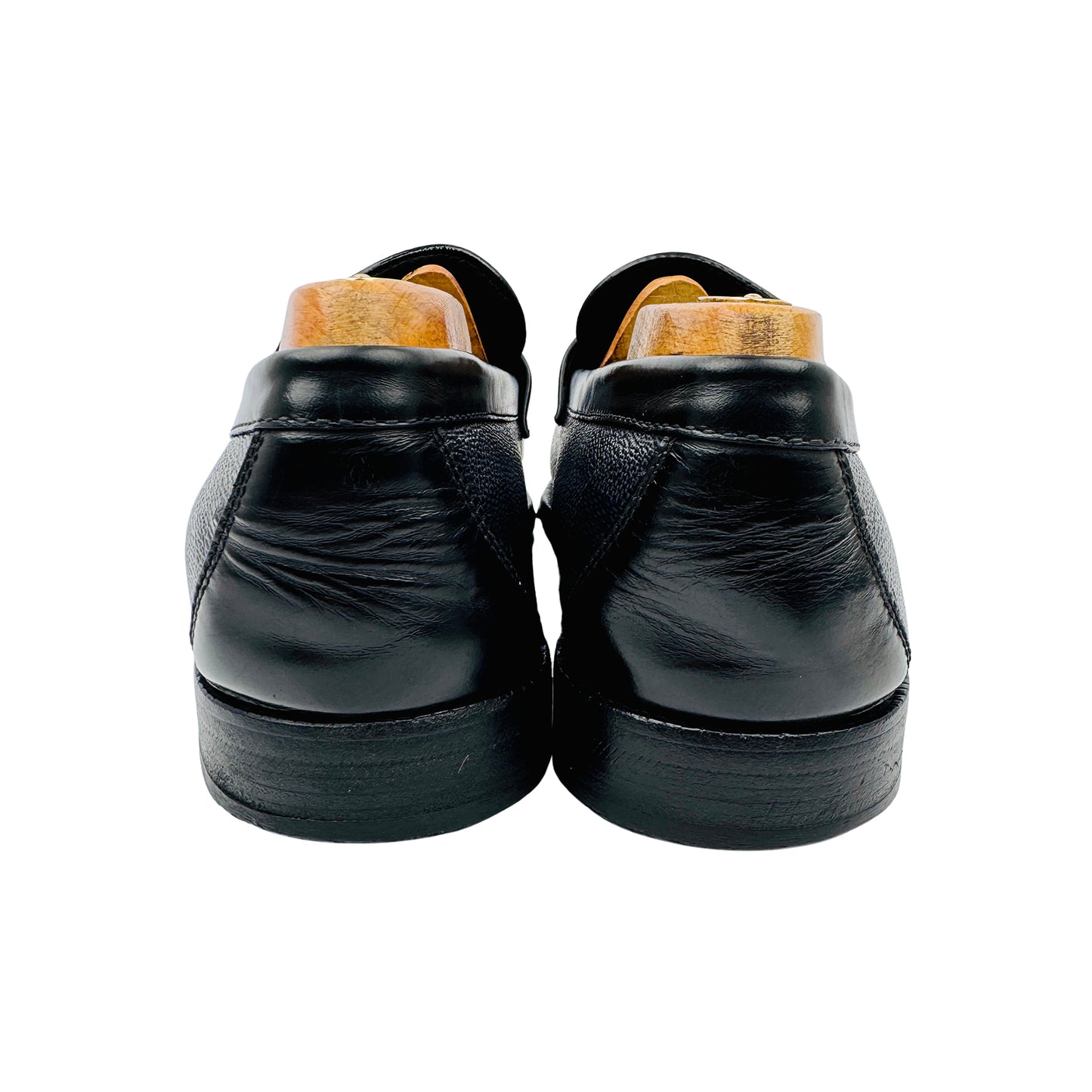 Louis Vuitton Men's Major Damier Ebene Leather Loafers (Size 42)