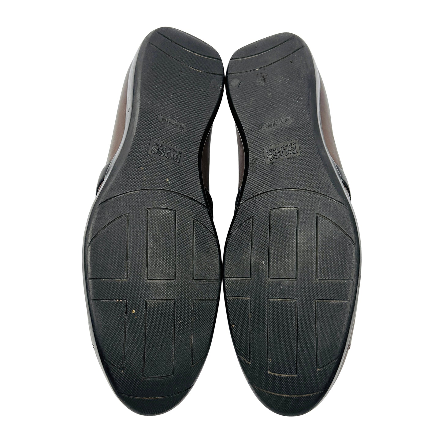 Hugo Boss Men's Brown Leather Sneakers (Size 43/43.5)