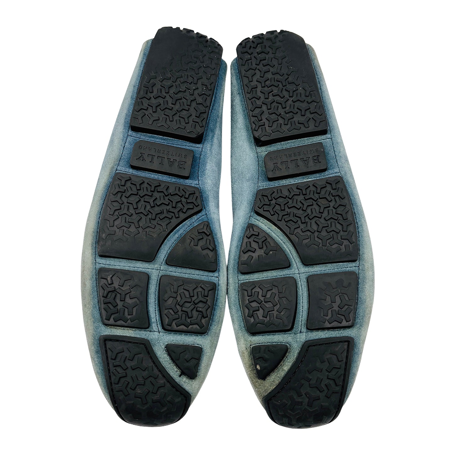 Bally Men's Keeper Blue Suede Leather Loafers (Size 43/43.5)