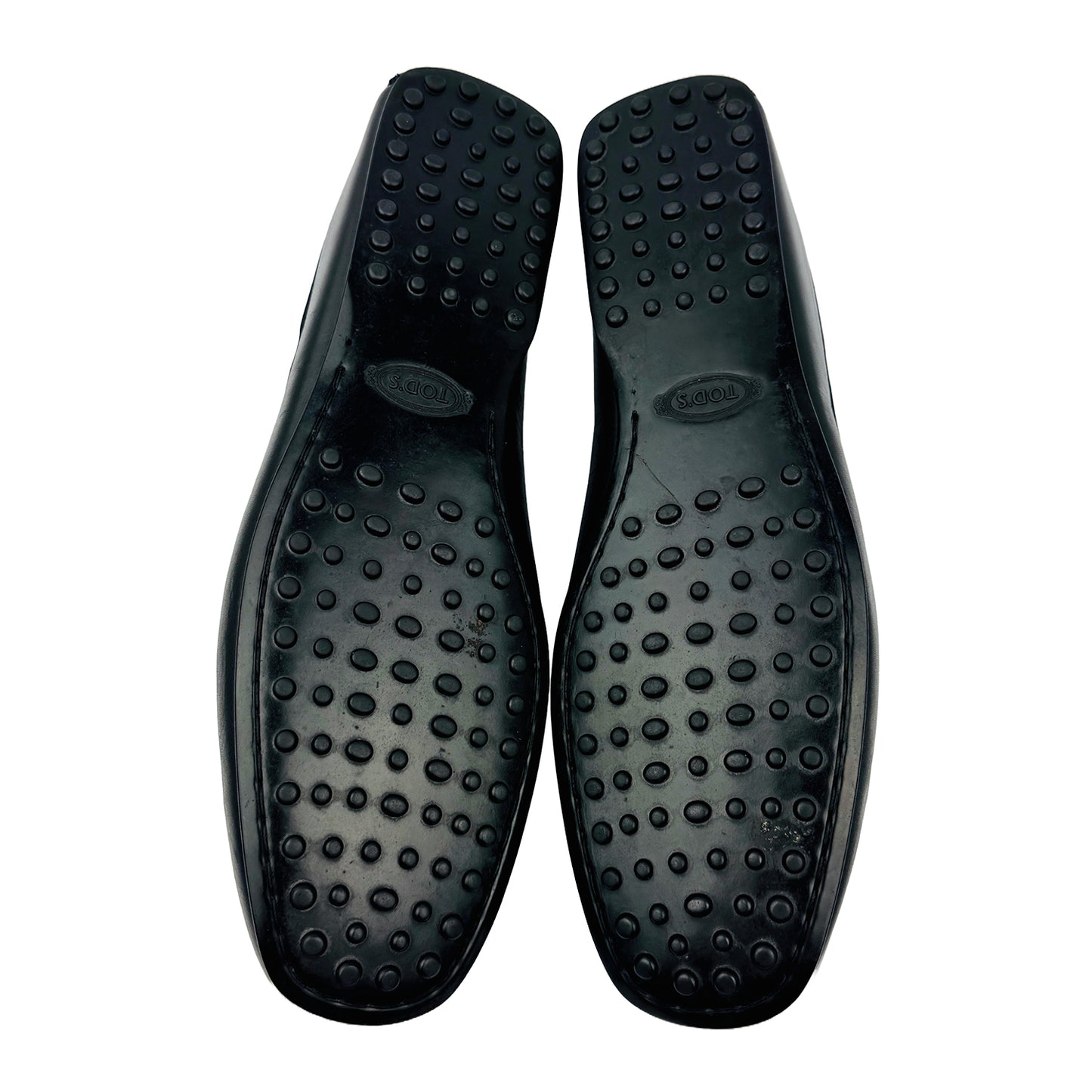 Tods Men's Gommino Black Leather Loafers (Size 44.5/45)