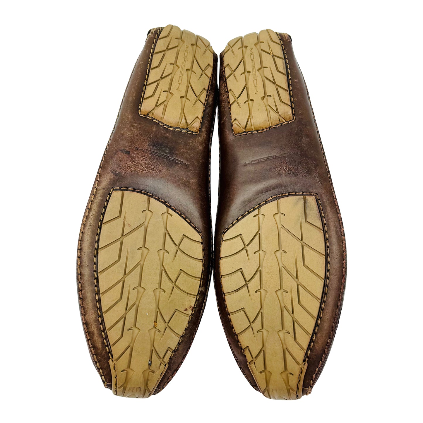 Moreschi Men's Dark Brown Leather Loafer (Size 42.5)