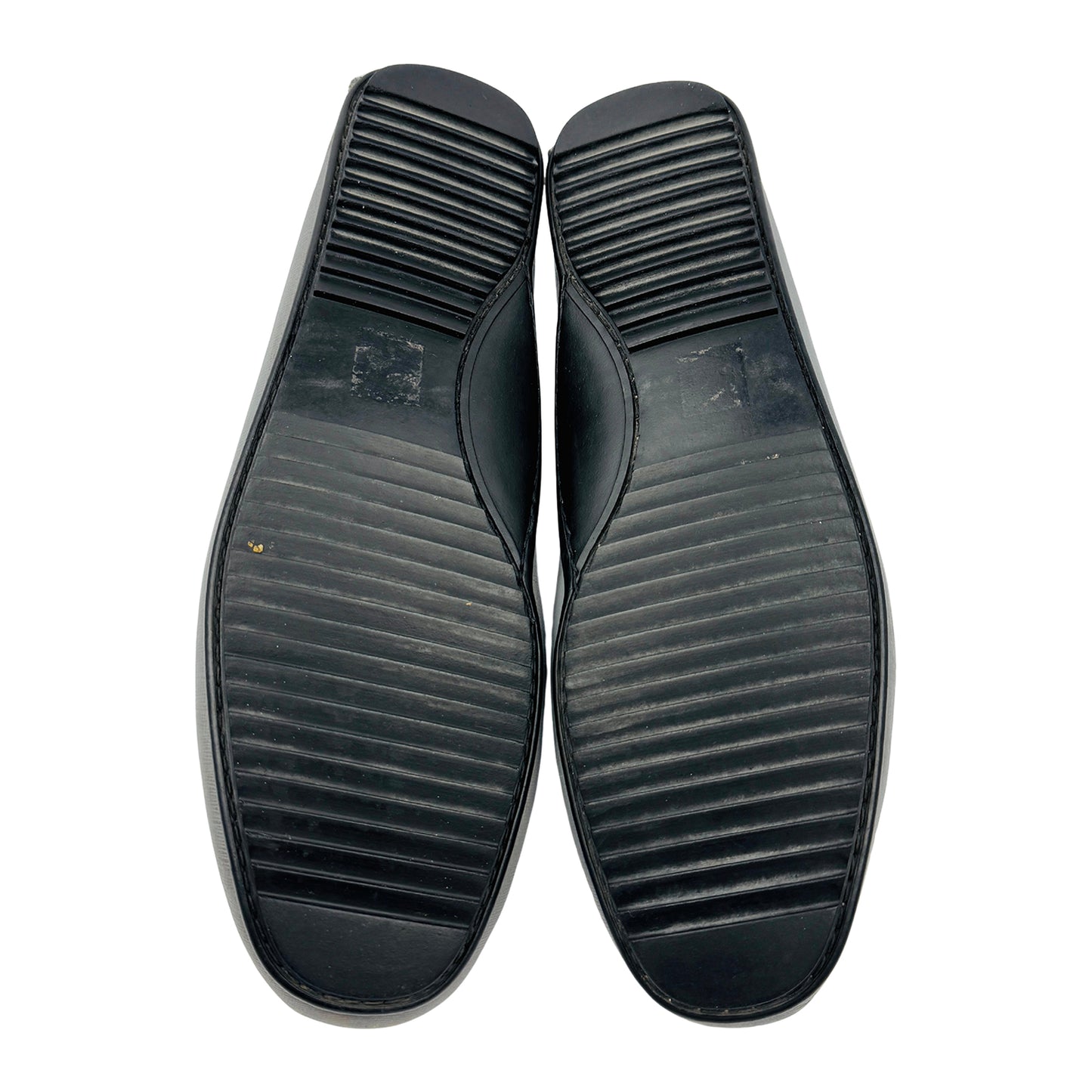 Berverly Hills Polo Club Grey Black Leather Loafers (Size 43)
