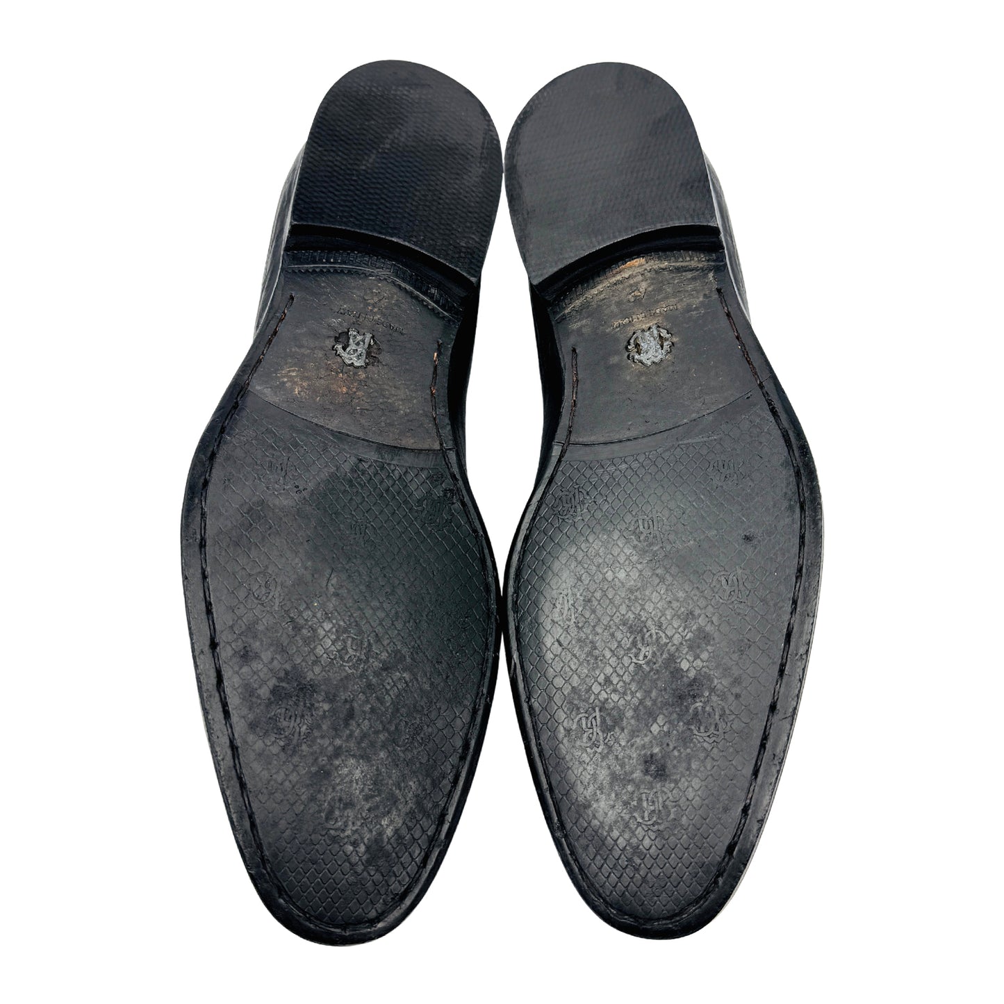 Roberto Cavalli Men's Black Leather Loafers (Size 44)