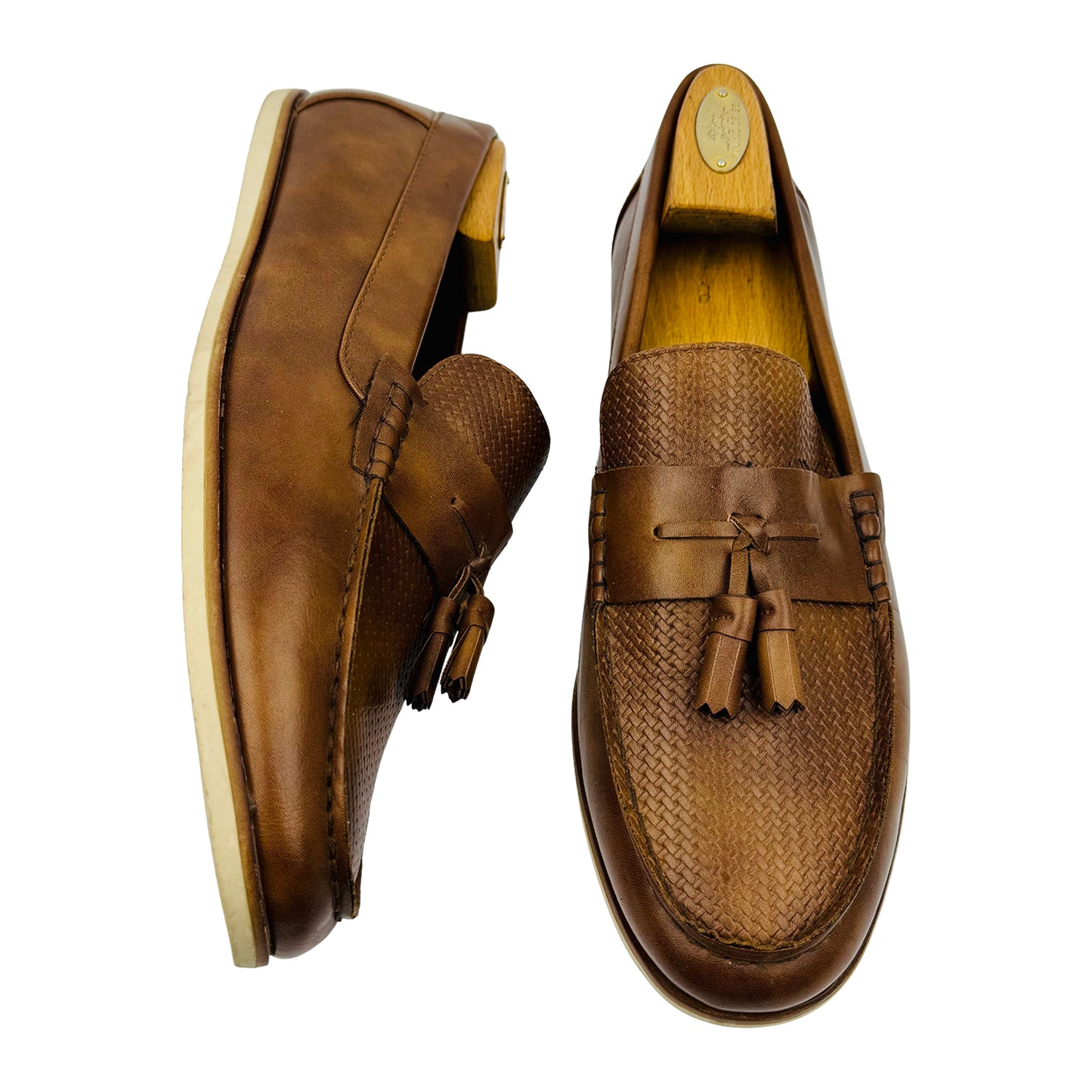 Next Men's Brown Leather Loafer (Size 44)