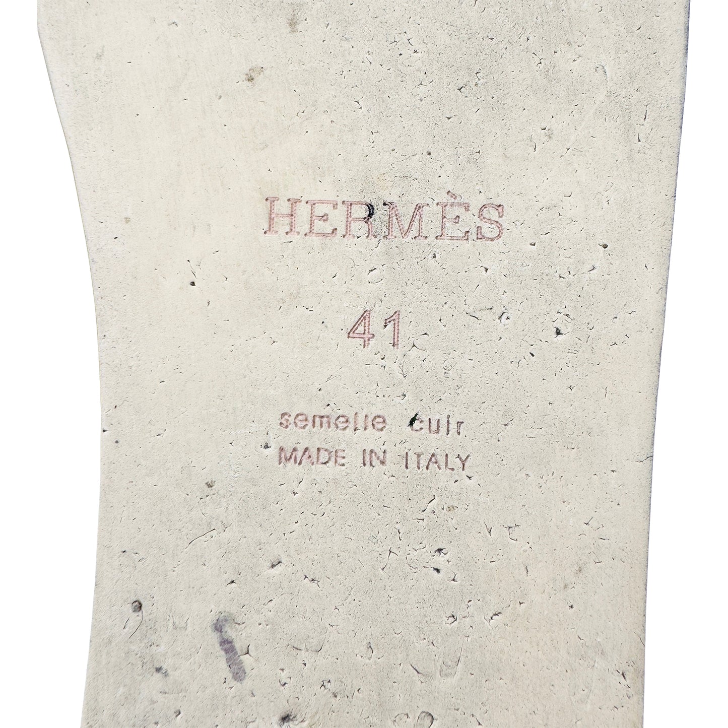 Hermes Izmir Black Sandal Slippers (Shoes 41/42)