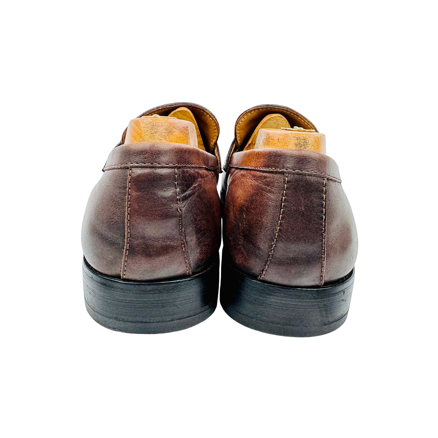 Louis Vuitton Major Brown Leather Loafers (Size 43)