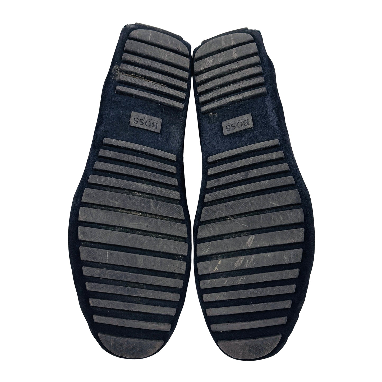 Hugo Boss Men's Dark Blue Suede Moccasins (Size 42.5) - 50453138 401