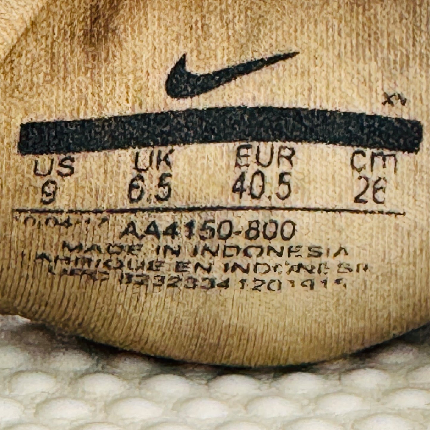 Inside Made, Side, Code printing image of Nike Victori One Slides (Size 40.5/41) - CN9677-108