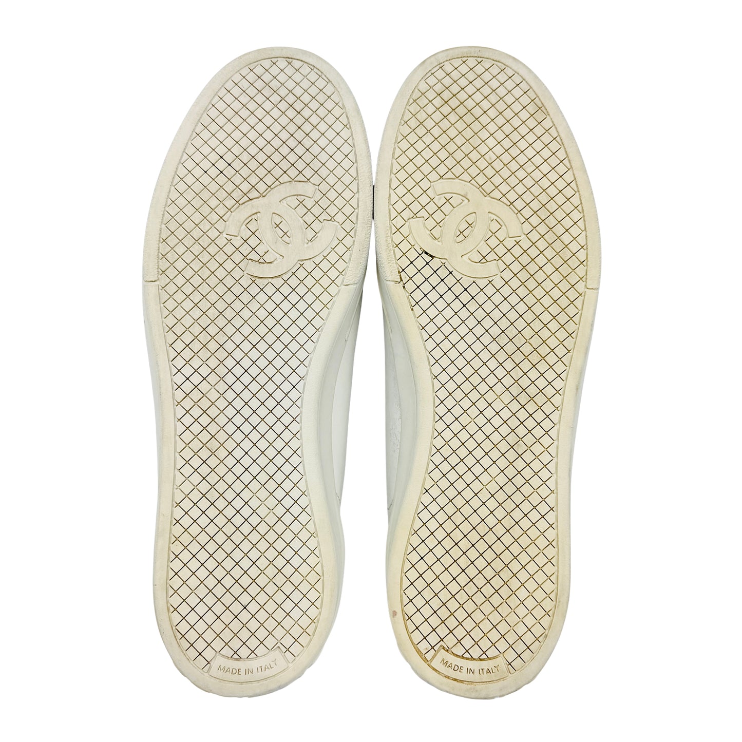 Chanel Men's Monogram Shoelace Sneakers (Size 43/43.5)