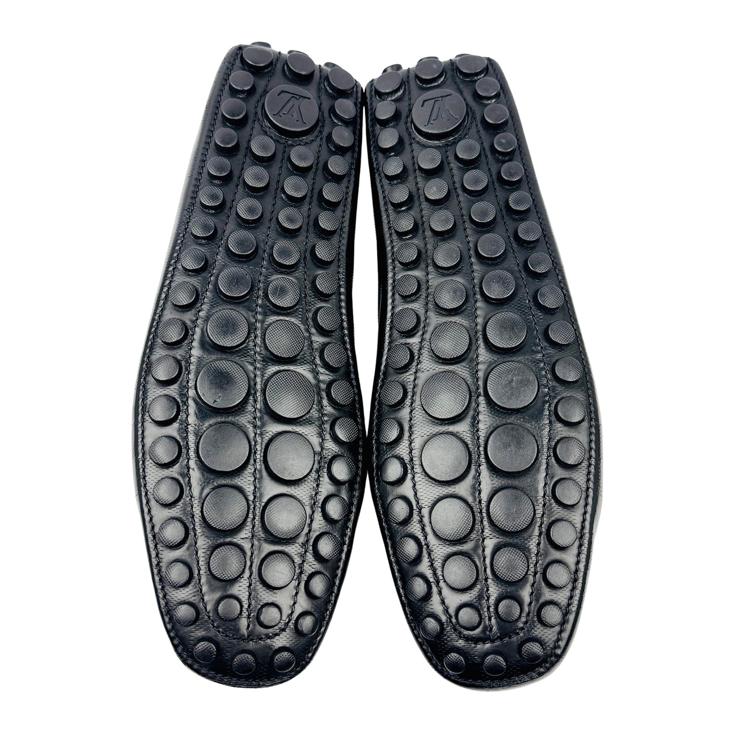 Louis Vuitton Men's Damier Graphite Tassel Loafers (Size 45.5/46)