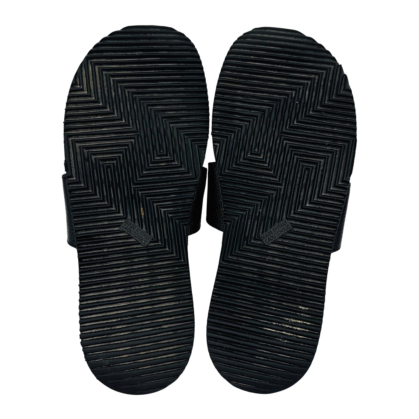 Hermes Izmir 'Black White' Slippers (Size 41/41.5)